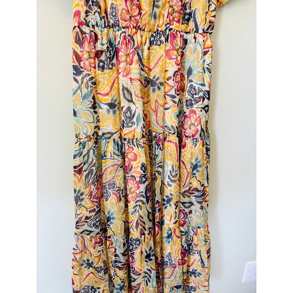Patrons of Peace Floral Dress, Size Medium Cottage Feminine - Picture 3 of 9